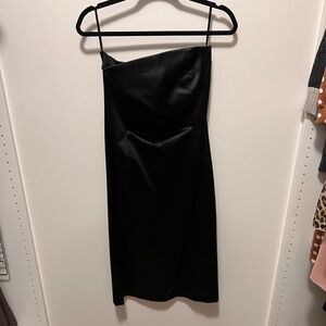 Strapless cocktail dress